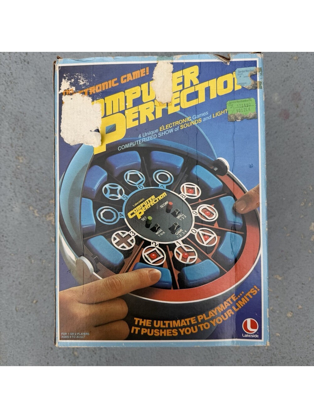 Vintage Lakeside Computer Perfection Electritonic Game Not Tested With Box - Picture 5 of 6